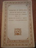 Joost van den Vondel  - Vondels spelen (1912), Antiek en Kunst, Antiek | Boeken en Bijbels, Ophalen of Verzenden