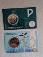 2x coincard 2024 Frankrijk en België, Postzegels en Munten, Munten | Europa | Euromunten, 2 euro, Ophalen of Verzenden, België