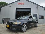 Volvo V50 2.4 Edition II AUT LEER, Auto's, 700 kg, Zwart, 2435 cc, Onderhoudsboekje