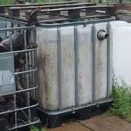 2 tonnen met kooi er om., 150 liter of meer, Ophalen, Gebruikt, Hout