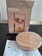 Nieuw, Gusta etagere bamboe/ metaal, Ophalen of Verzenden, Nieuw