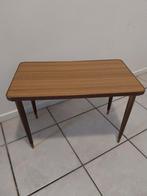Bijzettafel, Mid century, vintage, formica tafetje, Ophalen of Verzenden