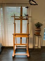 Houten Schildersezel, eventueel lamp, Hobby en Vrije tijd, Schilderen, Ophalen, Zo goed als nieuw, Ezel