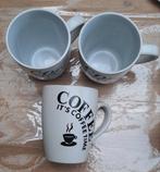 Grote mokken en 4x theezak bakje! Action en Ikea., Ophalen