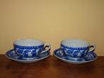 2 Japans porseleinen theekop en schotels met Geisha's, Huis en Inrichting, Keuken | Servies, Nieuw, Ophalen of Verzenden, Overige stijlen