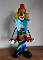 Murano Glas Clown , 20 cm, Antiek en Kunst, Ophalen of Verzenden