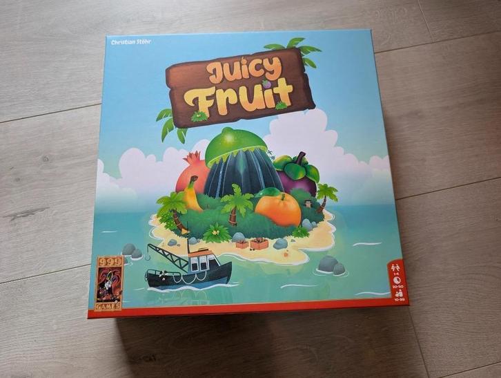 Juicy Fruit, Hobby en Vrije tijd, Gezelschapsspellen | Bordspellen, Zo goed als nieuw, Een of twee spelers, Drie of vier spelers