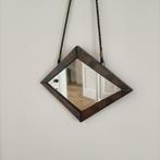 antieke spiegel art deco Amsterdamse school Conrad Fehn, Ophalen of Verzenden, Overige vormen, Minder dan 50 cm, Minder dan 100 cm