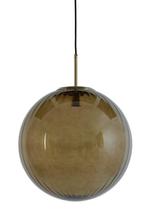 Hanglamp MAGDALA Ø48 cm glas bruin+goud, Huis en Inrichting, Lampen | Hanglampen, Minder dan 50 cm, Nieuw, Ophalen of Verzenden