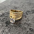 14 karaat gouden ring versace model dames, Ophalen of Verzenden, Zo goed als nieuw, Goud, Dame