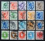 Denemarken : Koning Christiaan X 20 kopjes periode 1912-1930, Ophalen of Verzenden, Denemarken, Gestempeld