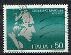 Italie 1974 Marconi herdenking radio, Verzenden, Gestempeld, Overige thema's