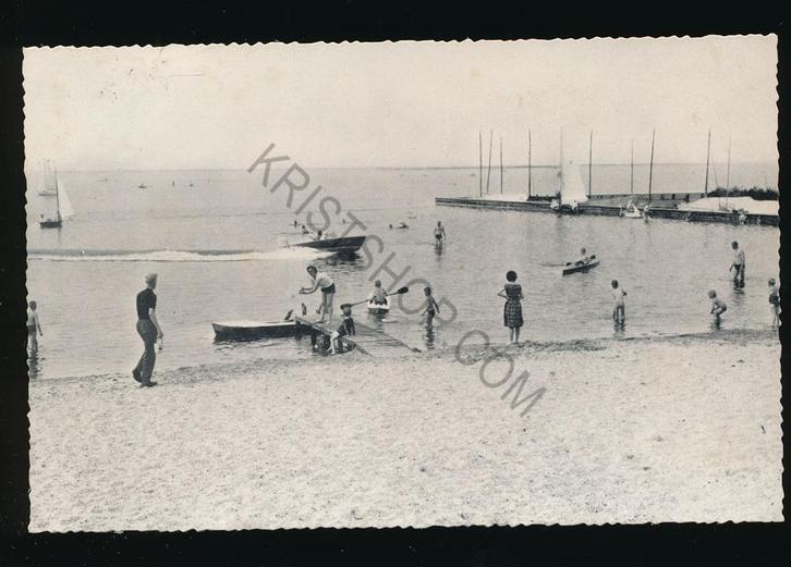 Nunspeet -  Vak. Centrum-Theehuis Polsmaten [KRST009-2048, Verzamelen, Ansichtkaarten | Nederland, Gelopen, Gelderland, 1920 tot 1940