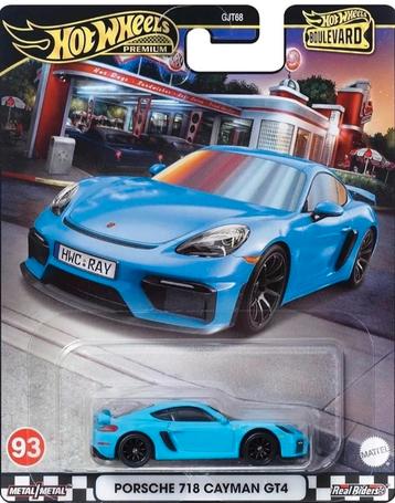 Hot wheels Porsche 718 Cayman GT4 hotwheels 