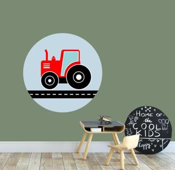 Muursticker Sticker Cirkel Tractor Designed4Kids beschikbaar voor biedingen