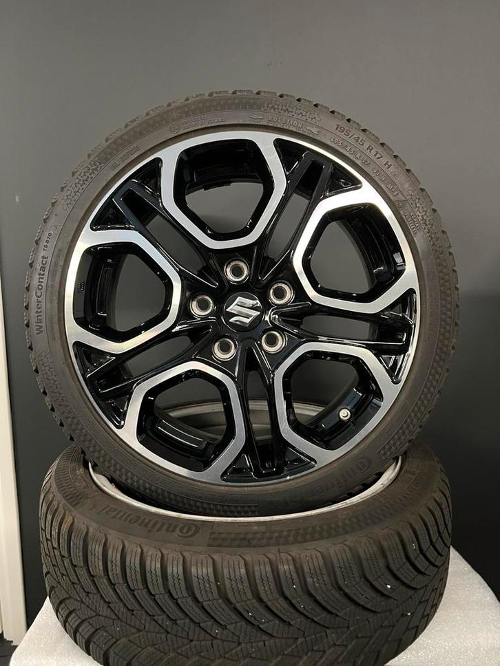 17 inch originele Suzuki Swift Sport velgen met winterband, Auto-onderdelen, Banden en Velgen, Winterbanden, 17 inch, 205 mm, Ophalen