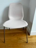 Twee IKeA Leifarne stoelen licht roze met metalen poten., Ophalen, Zo goed als nieuw, Overige kleuren, Twee