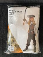 Piratenpak meisje 7-9 jaar + pruik, Kinderen en Baby's, Carnavalskleding en Verkleedspullen, Ophalen of Verzenden, Zo goed als nieuw