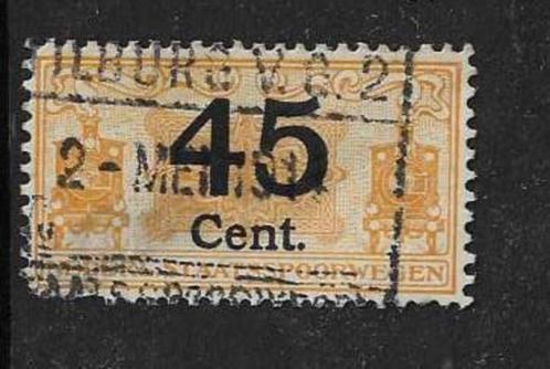 Spoorwegzegel met stempel  Tilburg, Postzegels en Munten, Postzegels | Nederland, Gestempeld, T/m 1940, Verzenden