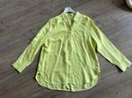 Van Laack 100% zijde blouse gifgroen maat 44, Ophalen of Verzenden, Zo goed als nieuw, Maat 42/44 (L)