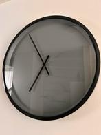 Zuiver klok - XXL - time badit - grijs / zwart, Huis en Inrichting, Woonaccessoires | Klokken, Ophalen, Zo goed als nieuw, Wandklok