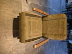 Mooi groen fauteuil, Huis en Inrichting, Ophalen, Nieuw, 50 tot 75 cm, Leer