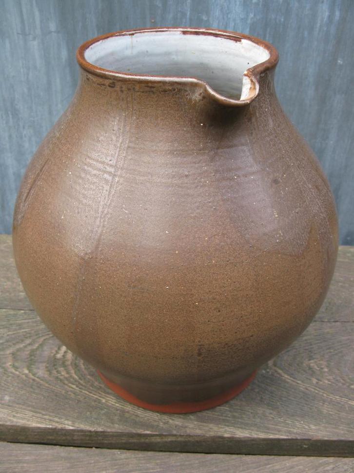 KERAMIEK GROTE KRUIK PRACHTIGE GLAZUUR, Antiek en Kunst, Antiek | Keramiek en Aardewerk, Ophalen of Verzenden