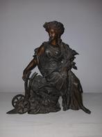 Een mooi antieke brons Romeinse godin ceres, Antiek en Kunst, Ophalen of Verzenden