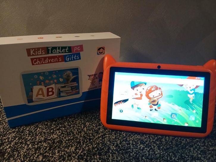 Kindertablet 7 Inch , Dubbele Camera, Android 64GB Opslag, Computers en Software, Android Tablets, Nieuw, Wi-Fi, 7 inch of minder