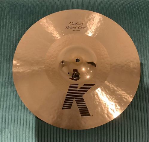 Zildjian K Custom Hybrid Crash, NIEUWSTAAT!!, Muziek en Instrumenten, Drumstellen en Slagwerk, Zo goed als nieuw, Ophalen of Verzenden