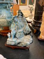 Chinees landschapsbeeldje, waarschijnlijk gesneden uit jade, Ophalen of Verzenden