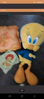 Set Grote Tweety beer met kussen en zakdoek, Kinderen en Baby's, Speelgoed | Knuffels en Pluche, Ophalen of Verzenden, Zo goed als nieuw