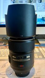 Nikon AF-S 105mm F/2.8G ED VR Micro, Ophalen, Zo goed als nieuw, Macrolens