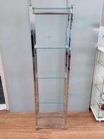 Vintage chrome kast, Ophalen, 25 tot 50 cm, Glas, Minder dan 150 cm