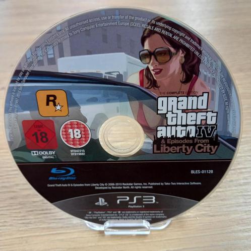 GTA IV & Episodes From Liberty City PS3 Game - Disc Only, Spelcomputers en Games, Games | Sony PlayStation 3, Zo goed als nieuw
