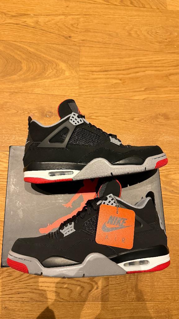 JORDAN Retro 4 'Bred' OG - 2019, Kleding | Heren, Schoenen, Nieuw, Sneakers of Gympen, Zwart, Ophalen of Verzenden