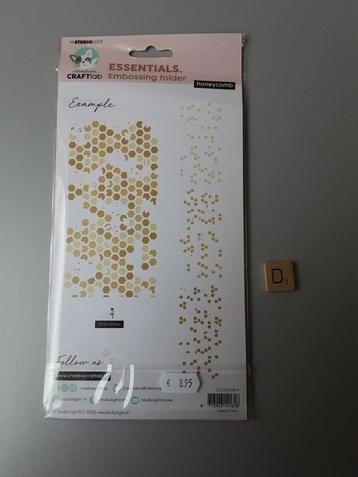 Studio Light Honeycomb embossing folder Creative Craft Lab beschikbaar voor biedingen