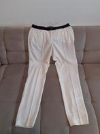 Trussardi Pantalon Trousers Satin Stretch, Maat 38/40 (M), Wit, Ophalen of Verzenden, Zo goed als nieuw