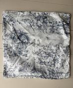 Sierkussen hoezen blauw print, Ophalen of Verzenden, Gebruikt, Blauw, Vierkant