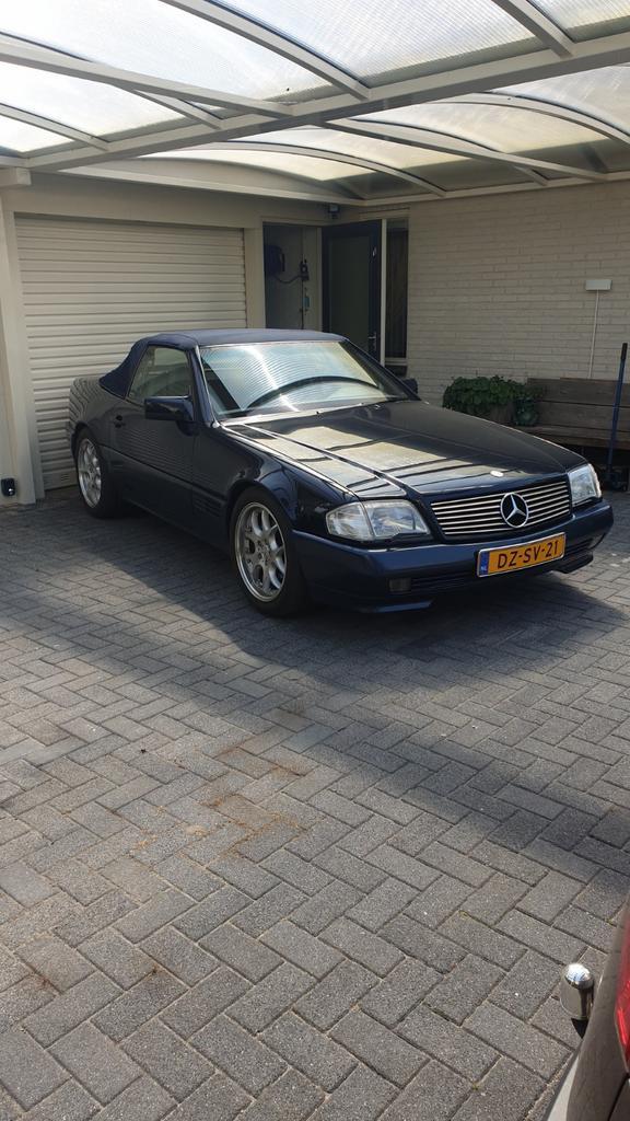 Mercedes-Benz SL 3.0 300 SL AUT U9 1992 Blauw, Auto's, Mercedes-Benz, Particulier, SL, ABS, Airbags, Airconditioning, Alarm, Centrale vergrendeling