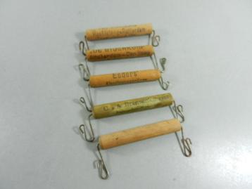 Antieke draaghandvatten: De Bijenkorf, Esders, C&A reclame   beschikbaar voor biedingen