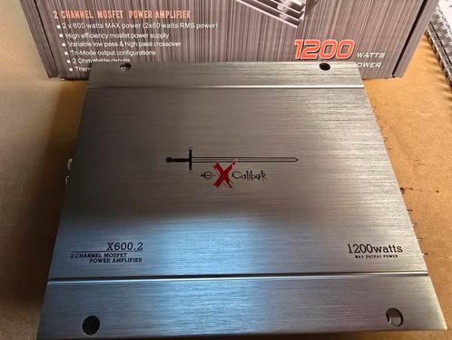 Excalibur x600.2 versterker, Auto diversen, Autospeakers, Zo goed als nieuw, Ophalen of Verzenden