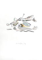 Arie van Geest 1987 gemengde techniek, Ophalen of Verzenden