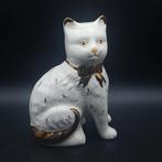 Zeldzame Vintage Staffordshire  Aardewerk Kat Poes 20cmh, Ophalen of Verzenden, Zo goed als nieuw, Dier