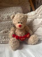 Schattige teddybeer met hartjes I love you, Ophalen of Verzenden, Zo goed als nieuw, Overige typen