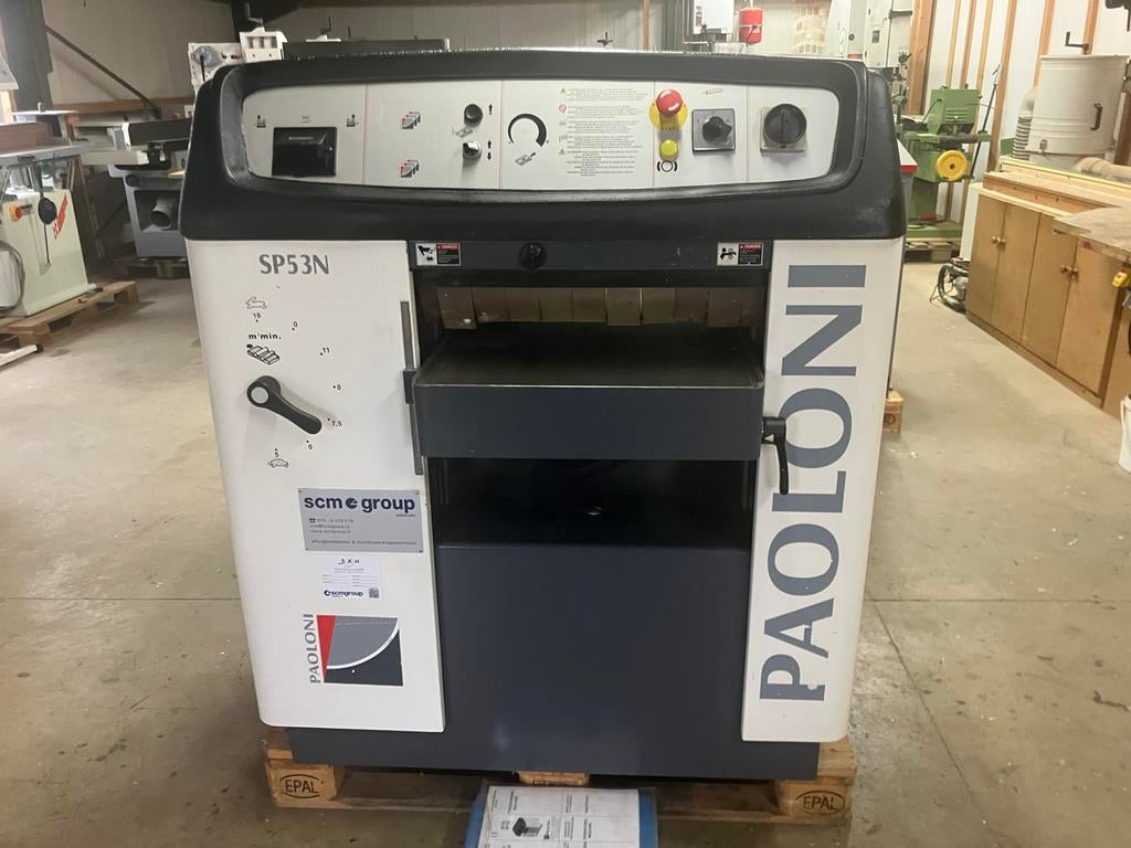 Vandiktebank paoloni ce van scm, Doe-het-zelf en Verbouw, Schaafmachines, Zo goed als nieuw, Ophalen