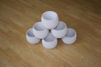 6 x ronde bloempot, Splofy, Kunststof, Gebruikt, Rond, Binnen