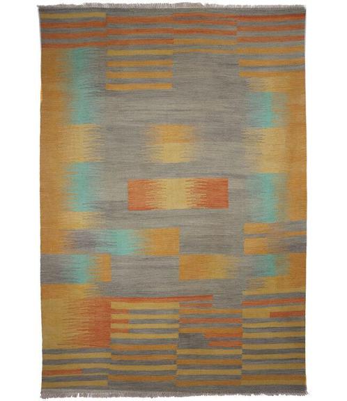 250x167 cm Handgeweven Moderne Wollen Kelim Tapijt, Huis en Inrichting, Stoffering | Tapijten en Kleden, Nieuw, 200 cm of meer