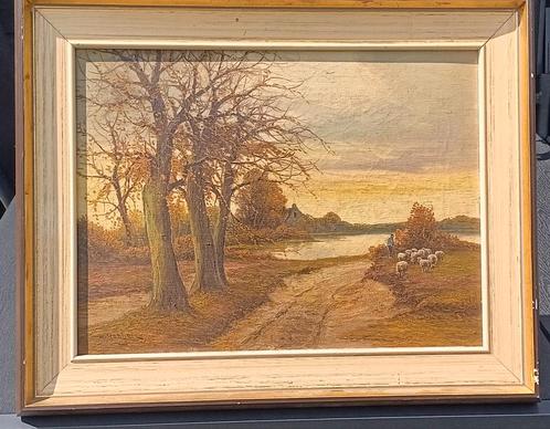 Olieverfschilderijen in Lijst, Antiek en Kunst, Kunst | Schilderijen | Klassiek, Ophalen of Verzenden