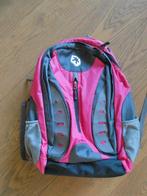 Roze/grijze rugtas van polyester/polyamide, 35 x 50 cm, zgan, 25 tot 40 cm, Ophalen of Verzenden, Zo goed als nieuw, Overige merken